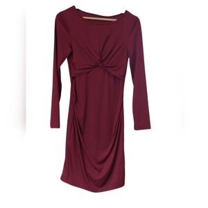 Shein Long Sleeve Maternity Dress